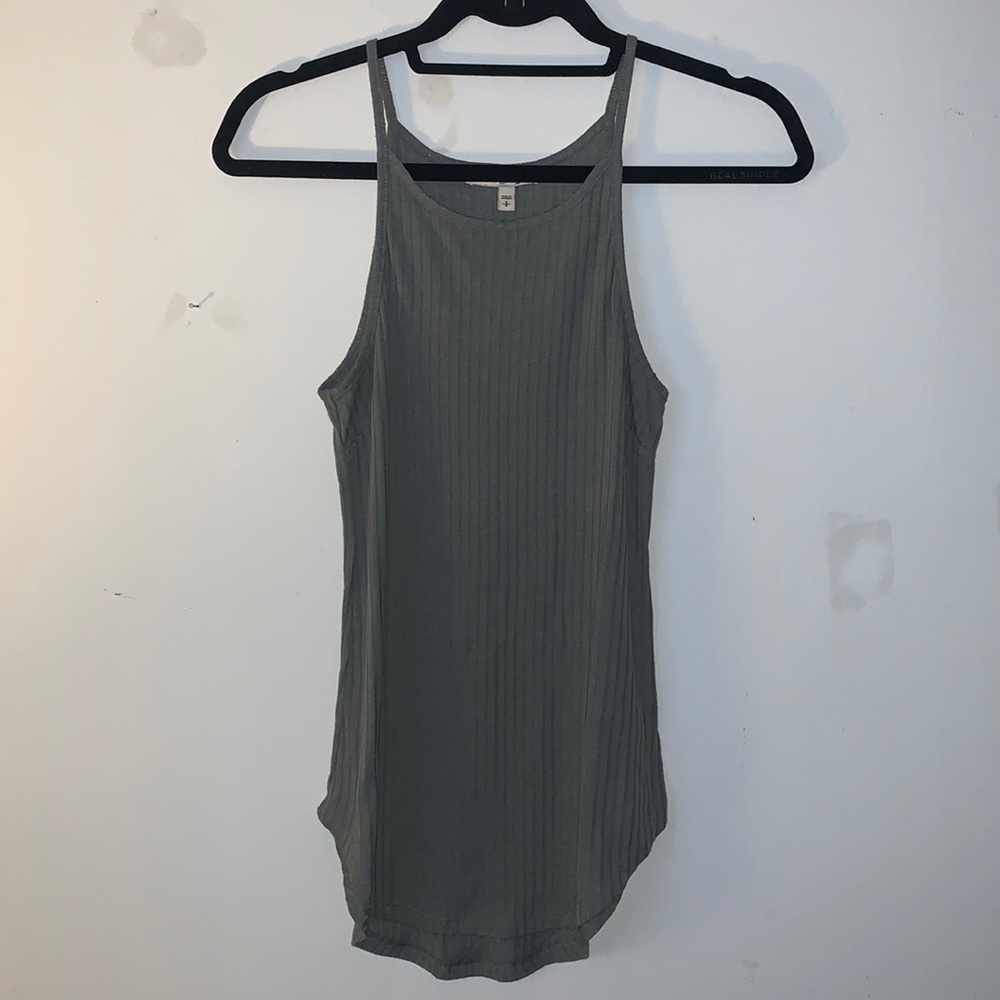 Express One Eleven Ribbed Tank Top! Small